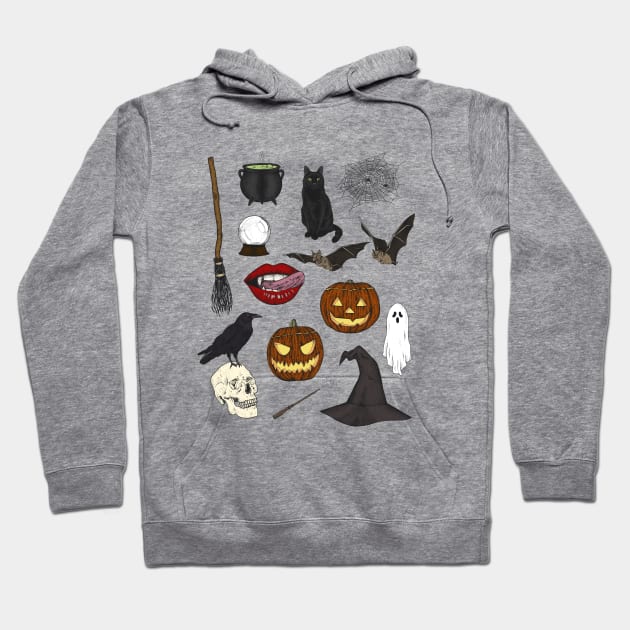 This Is Halloween Hoodie by Elizabeth Weglein Art